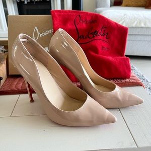 Nude Christian Louboutin So Kate 120mm heel